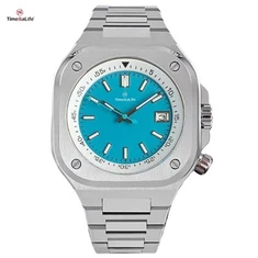 Square Case Dive Watches OEM/ODM zilā krāsā NH35