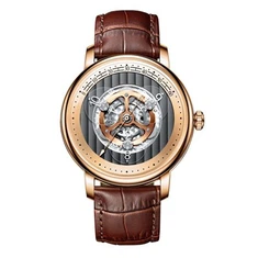 Luksusa klasisks nerūsējošā tērauda daudzfunkcionāls pulkstenis 24 stundas datums mēnesis automātiskais mehāniskais pulkstenis vīriešu pulksteņi