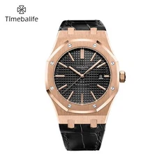 Melna Dial Mens Diver Watch